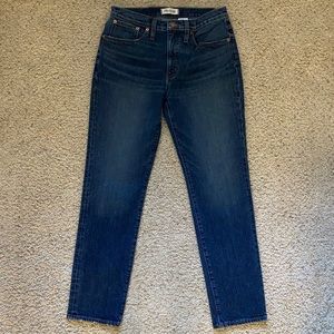 Women’s Madewell Tomboy straight denim